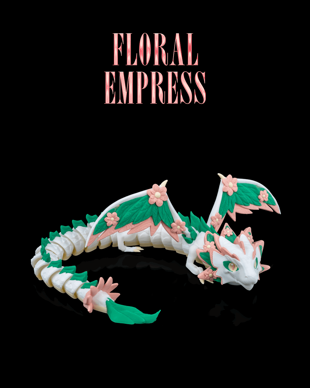Unpainted Floral Empress - Exquisite 3D Model for Stunning Prints image 1