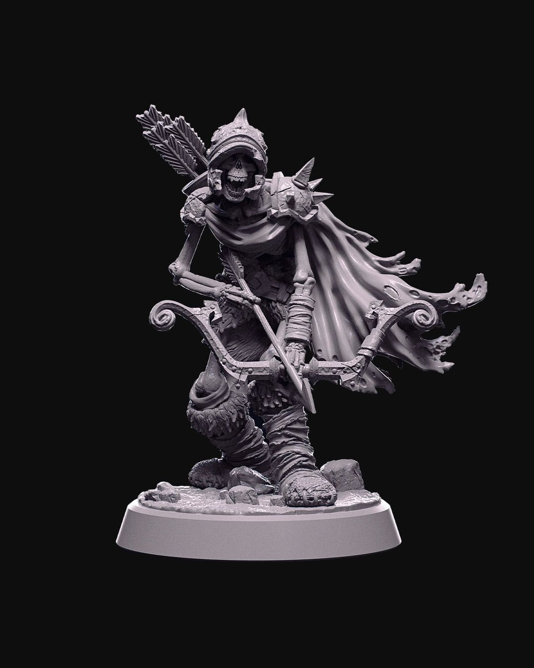 Unpainted Skeleton Archer image 0