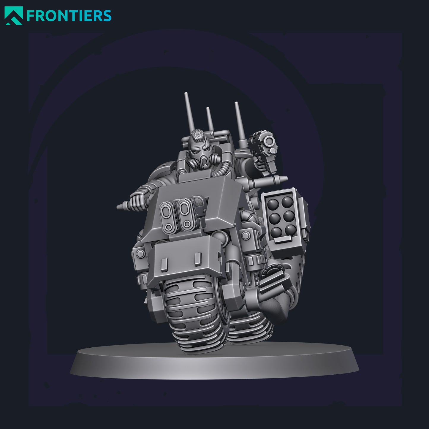 Unpainted Thunder Recon Biker image 3