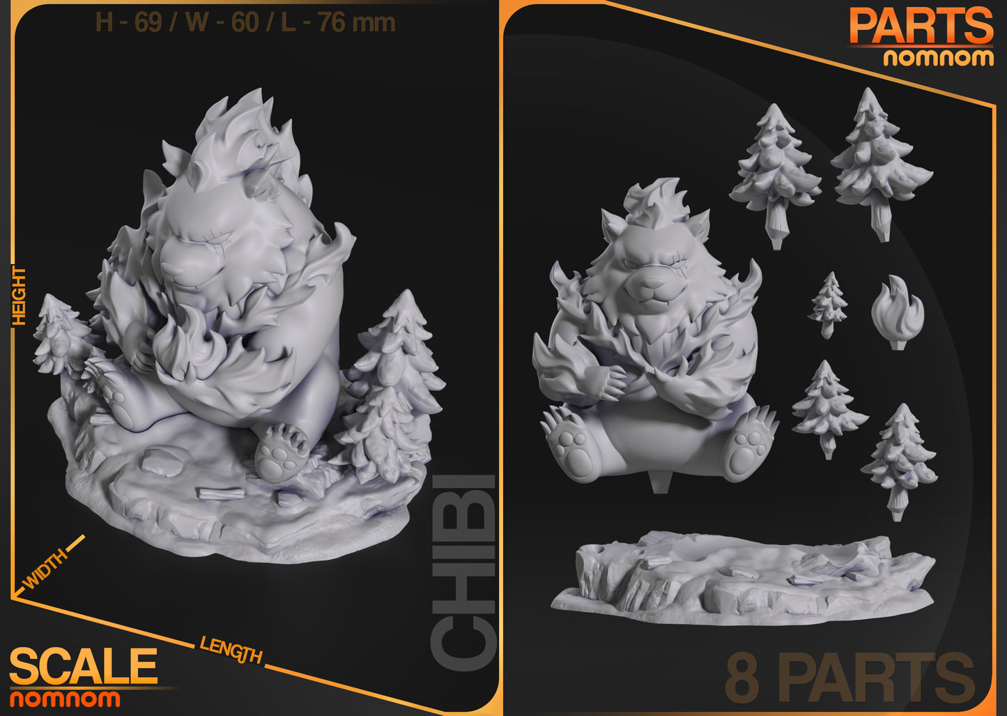Unpainted Nom Nom Tank Solo Leveling image 5