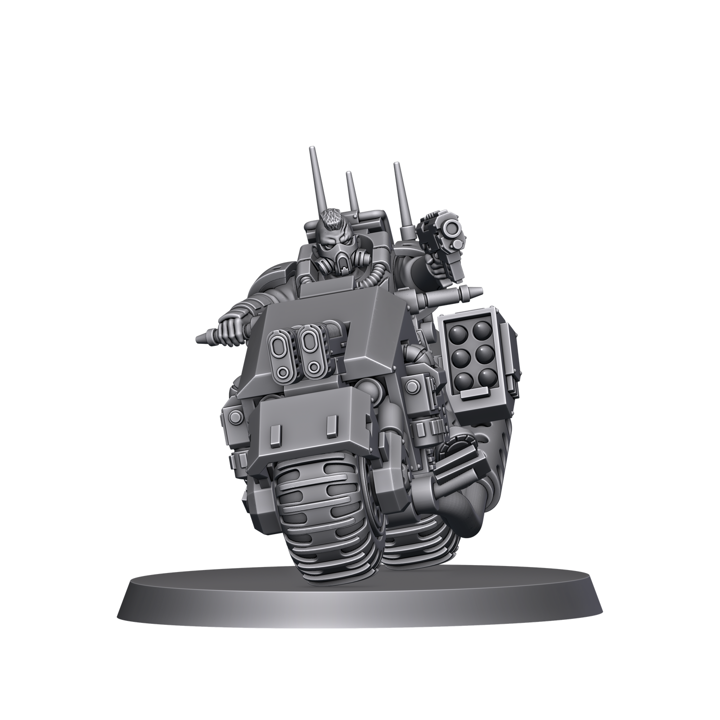 Unpainted Thunder Recon Biker image 1