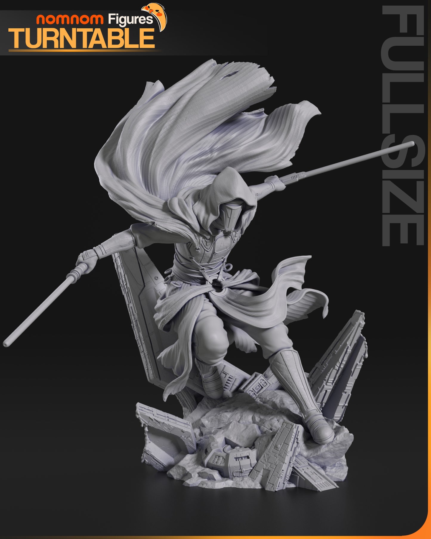Unpainted Nom Nom Darth Revan Knights of the Old Republic image 3