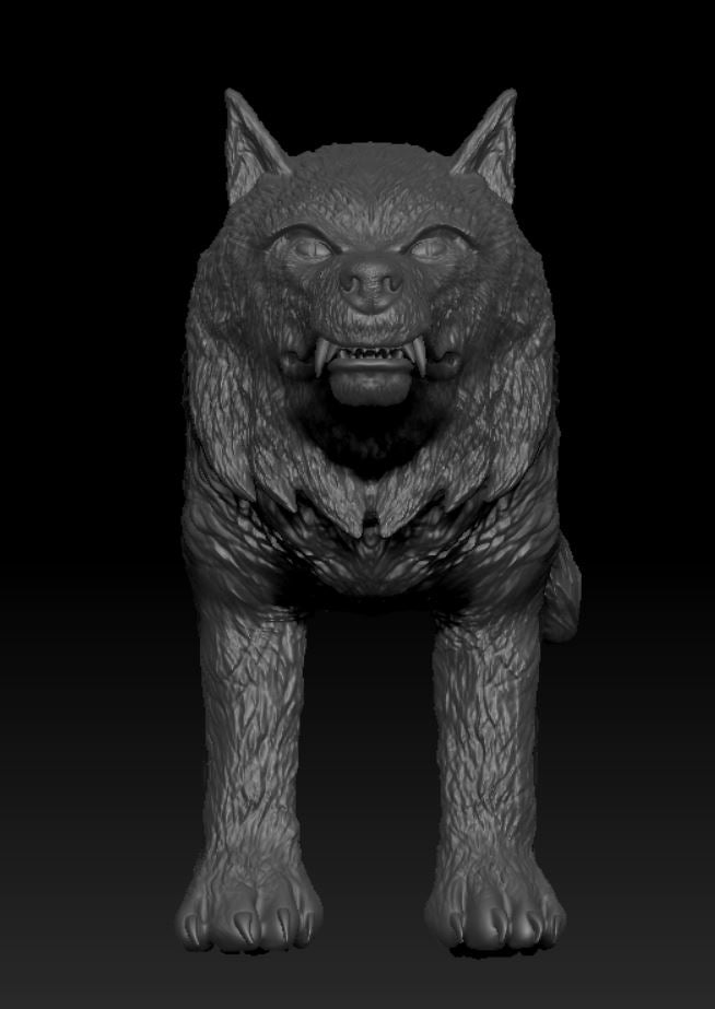 Unpainted Gmork 6 inches with bust image 2