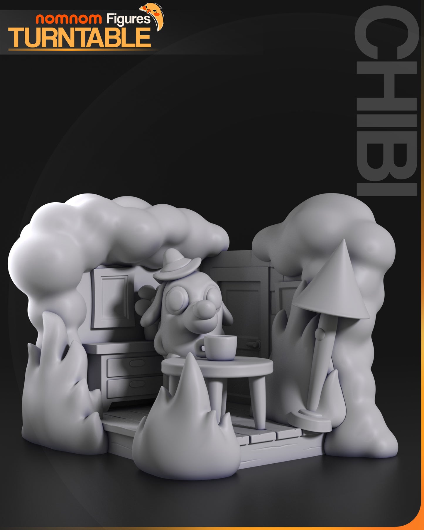 Unpainted Nom Nom Chibi This is Fine image 4