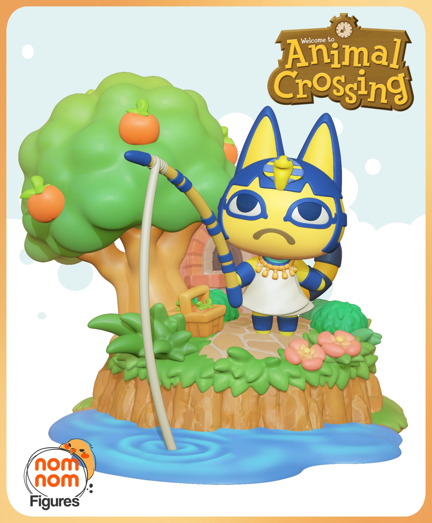Unpainted Chibi Anka from Animal Crossing image 1