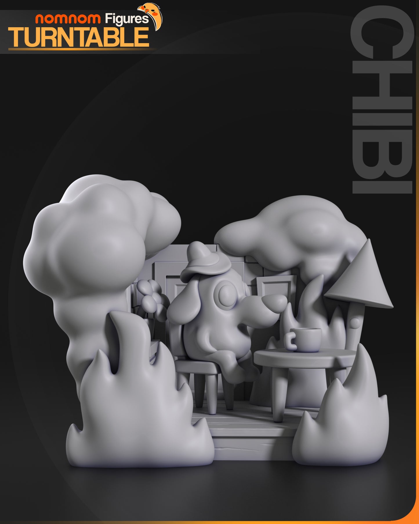 Unpainted Nom Nom Chibi This is Fine image 5