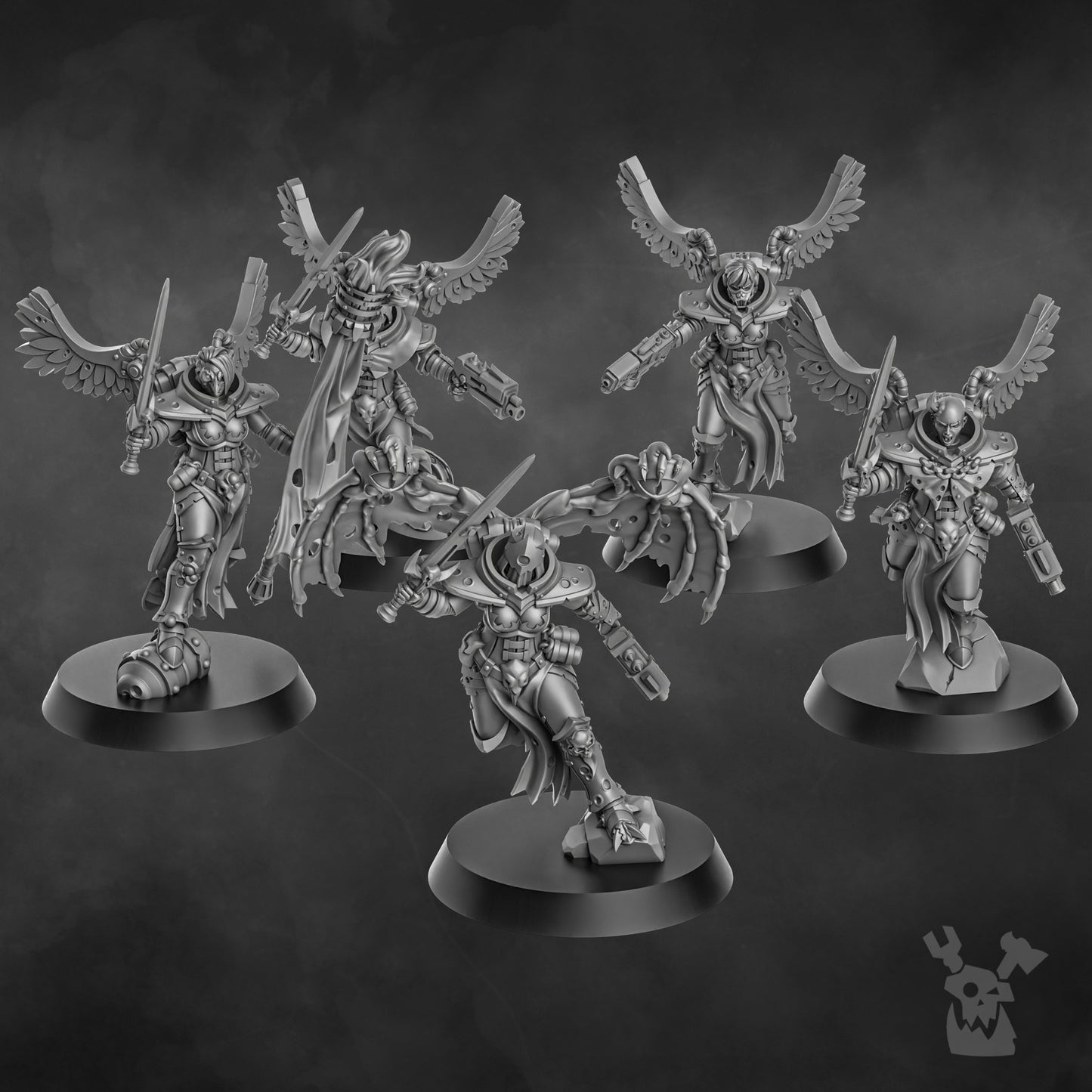 Unpainted-Corrupted-Battle-Nuns-Squad-2 image 0