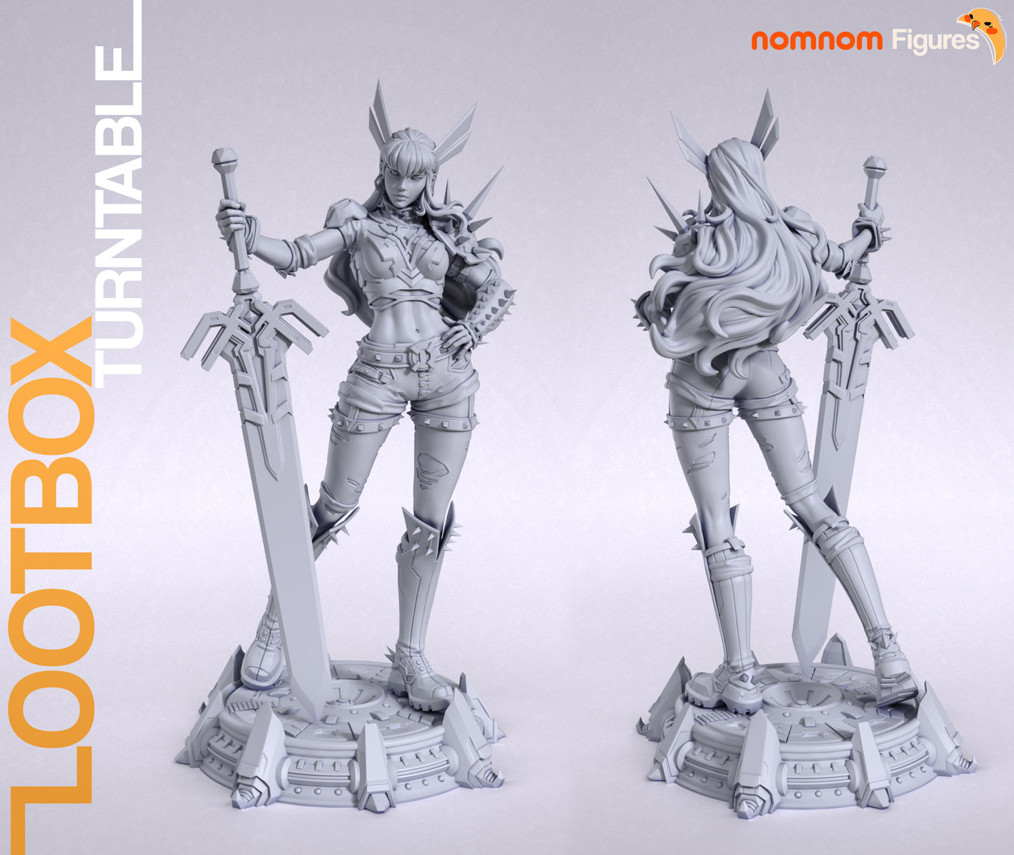 Unpainted Nom Nom Magik Marvel Rivals image 1