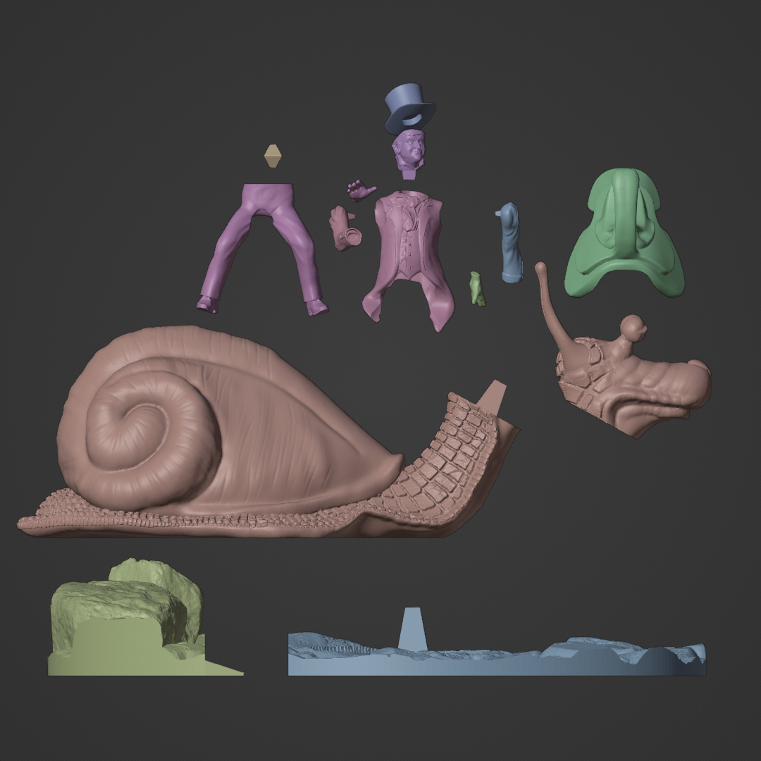 Unpainted Teeny-Weeny Neverending Story ( 7 inches ) image 2