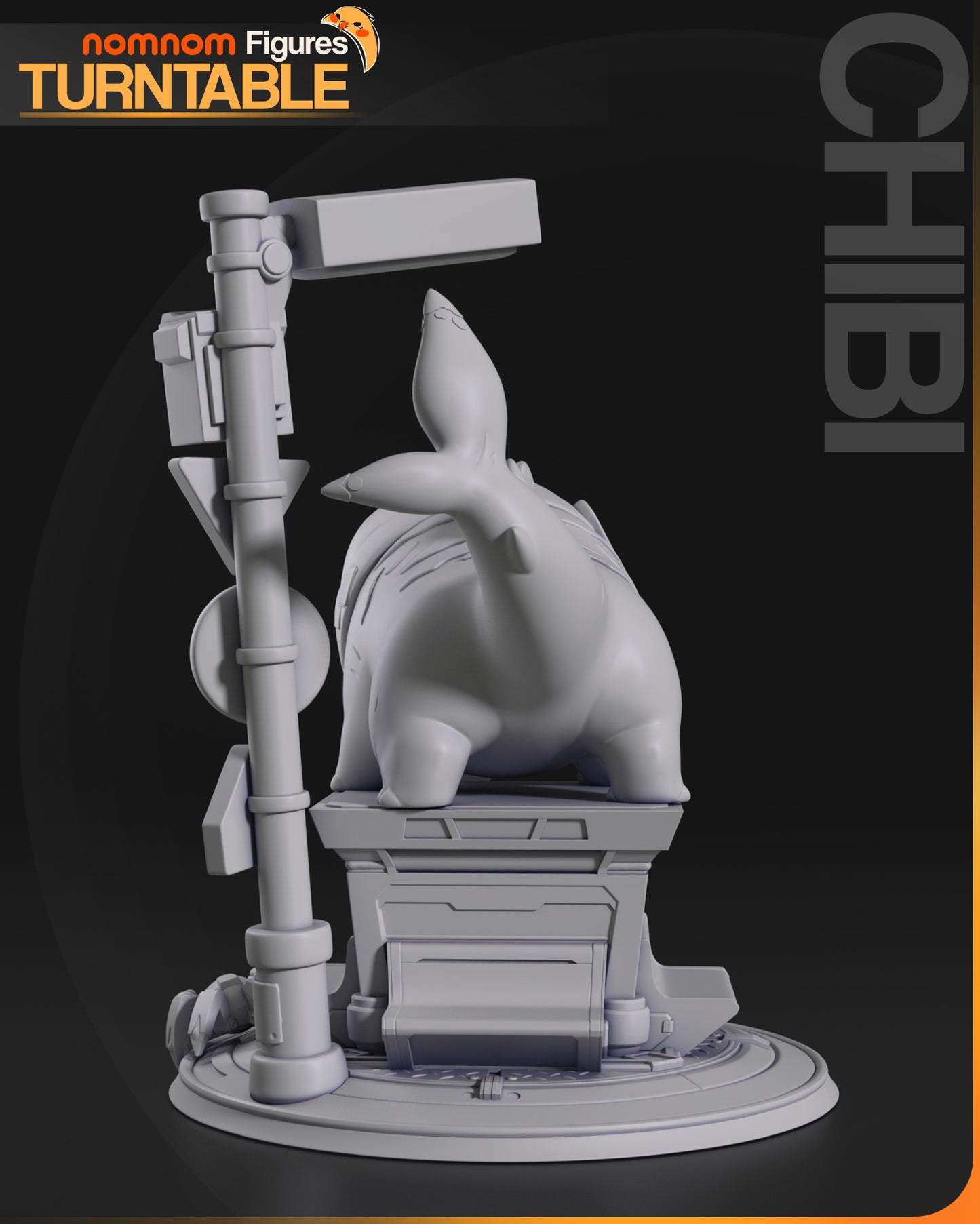Unpainted Nom Nom Chibi Jeff Marvel Rivals image 2
