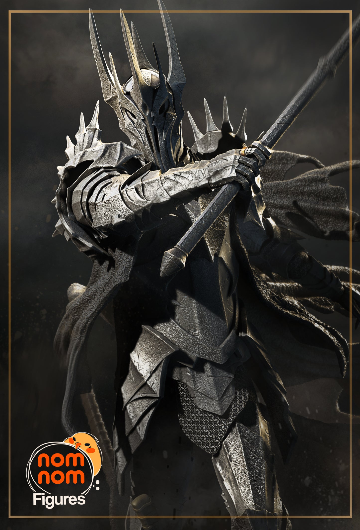 Unpainted Sauron LOTR image 5