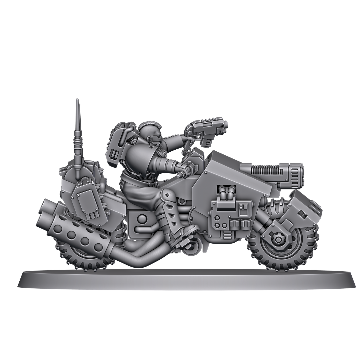 Unpainted Thunder Recon Biker image 2
