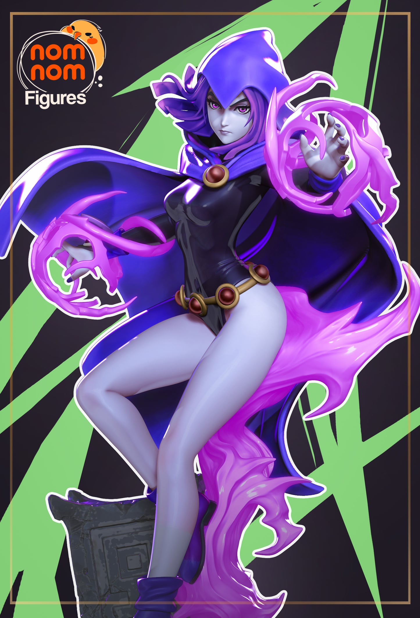 Unpainted Raven Teen Titan Nom Nom image 5