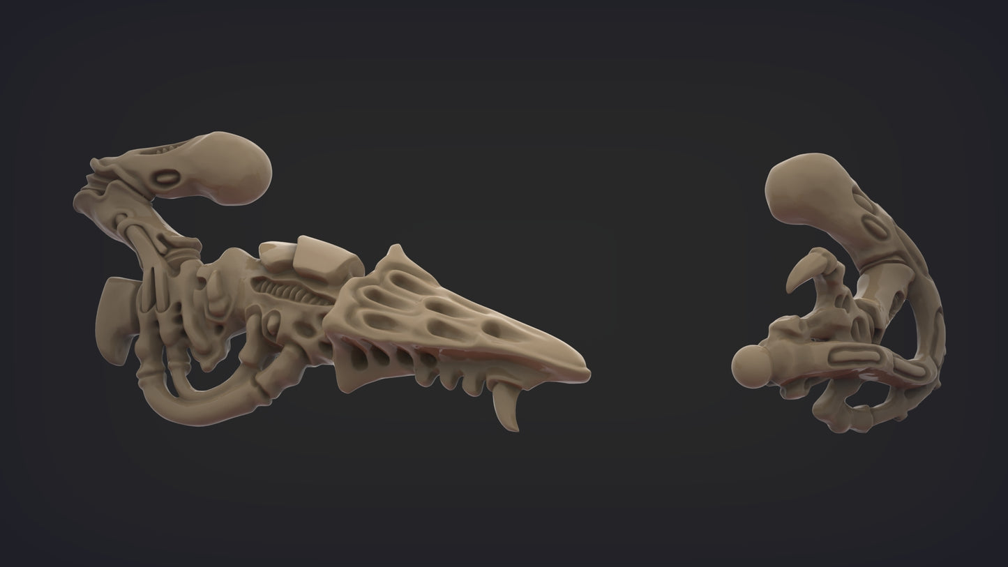 Unpainted Space Bug style 4 (Set of 3) image 11