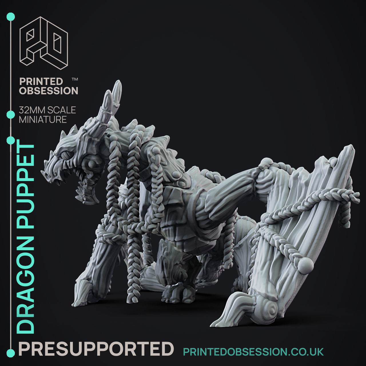 Unpainted Dragon Puppet image 5