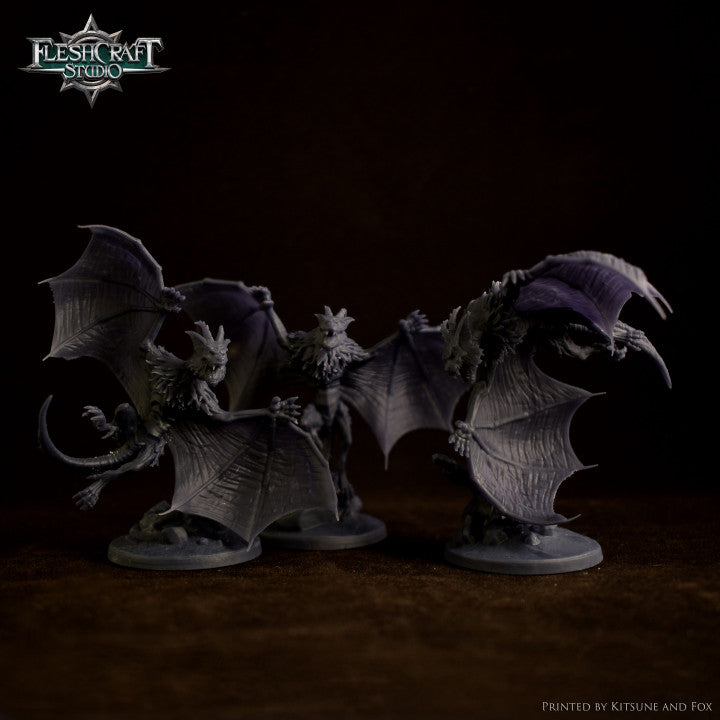 Unpainted Lycanoptera Juveniles - High-Detail 3D Printable Miniature Set image 2