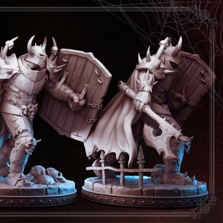 Unpainted Dark Knight Kalsour Figure for Dungeons and Dragons Fun image 2