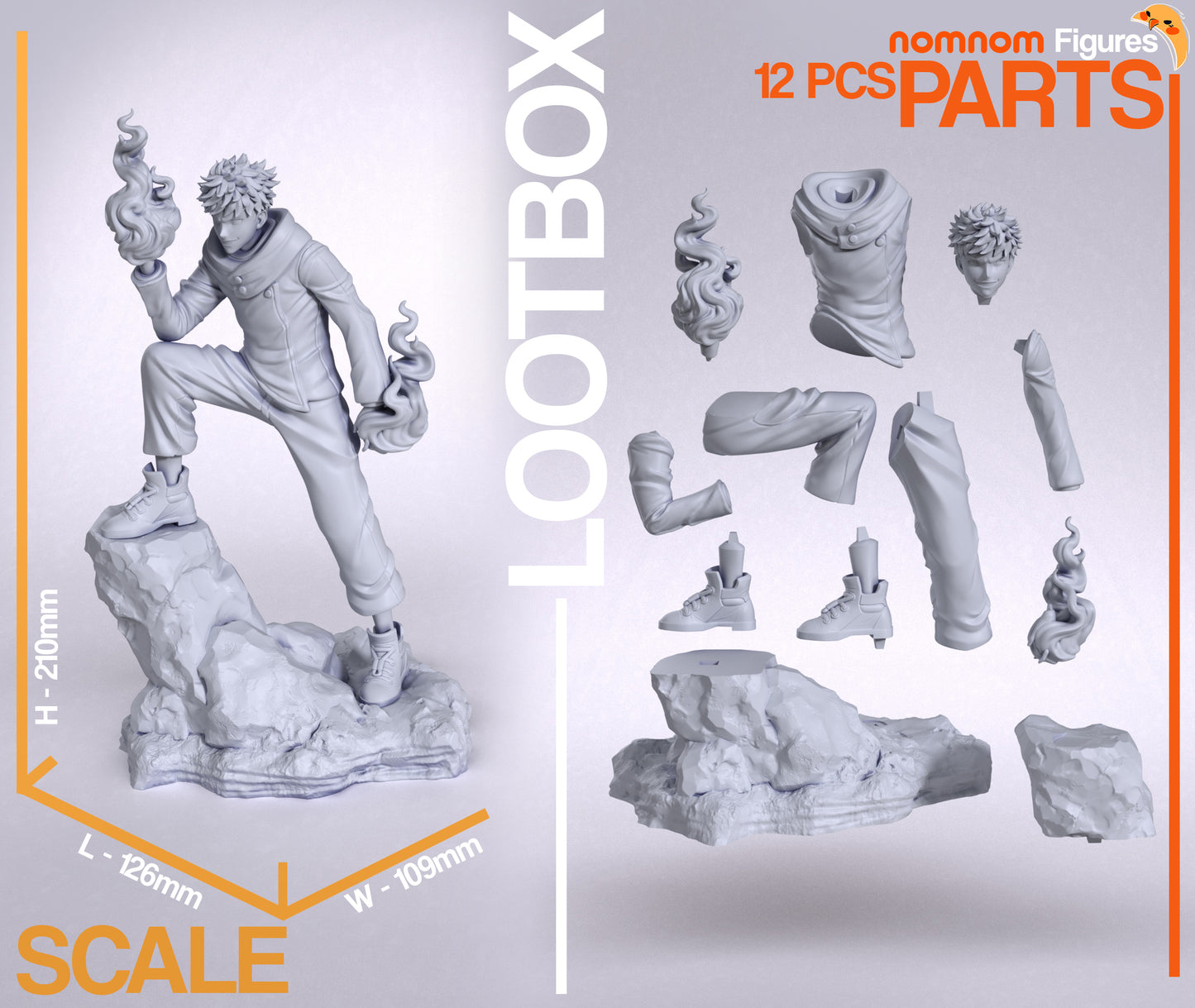 Unpainted Yuji Itadori image 1