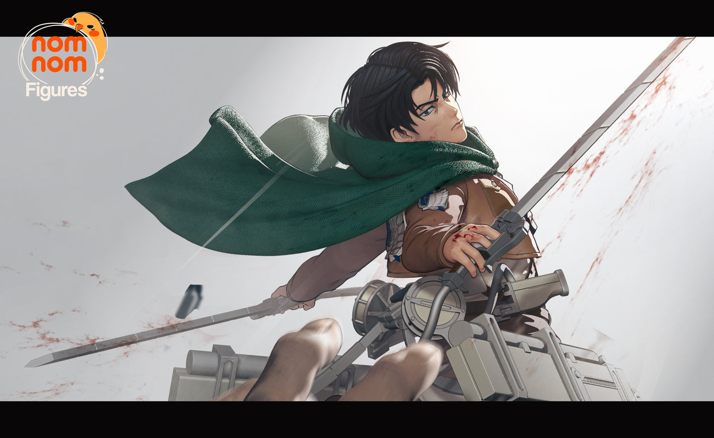 Unpainted Levi - Attack on Titan Model and Bust