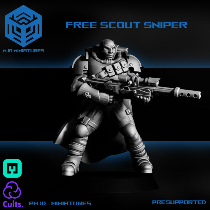Unpainted Scout sniper