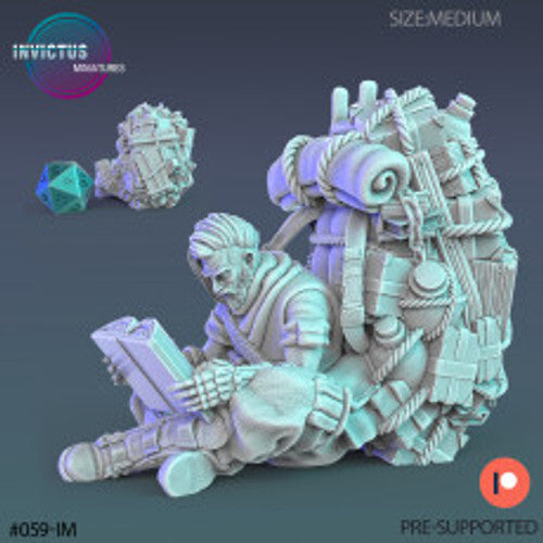 Unpainted Cyberpunk Warrior Gas Mask - 3D Printable Wasteland Trader Model