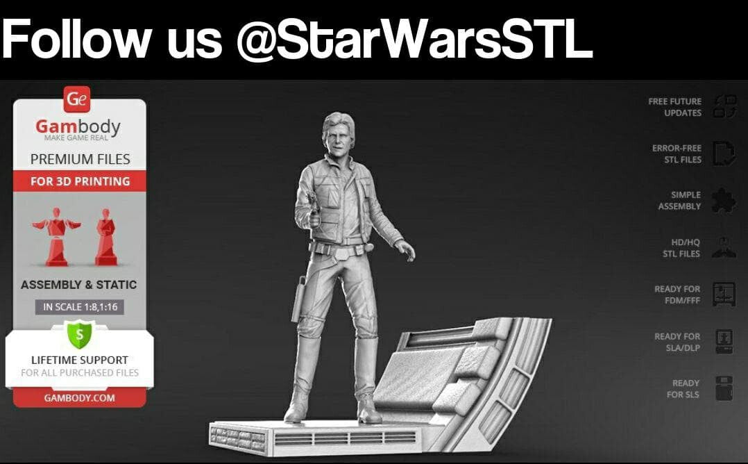 Unpainted Hans Solo