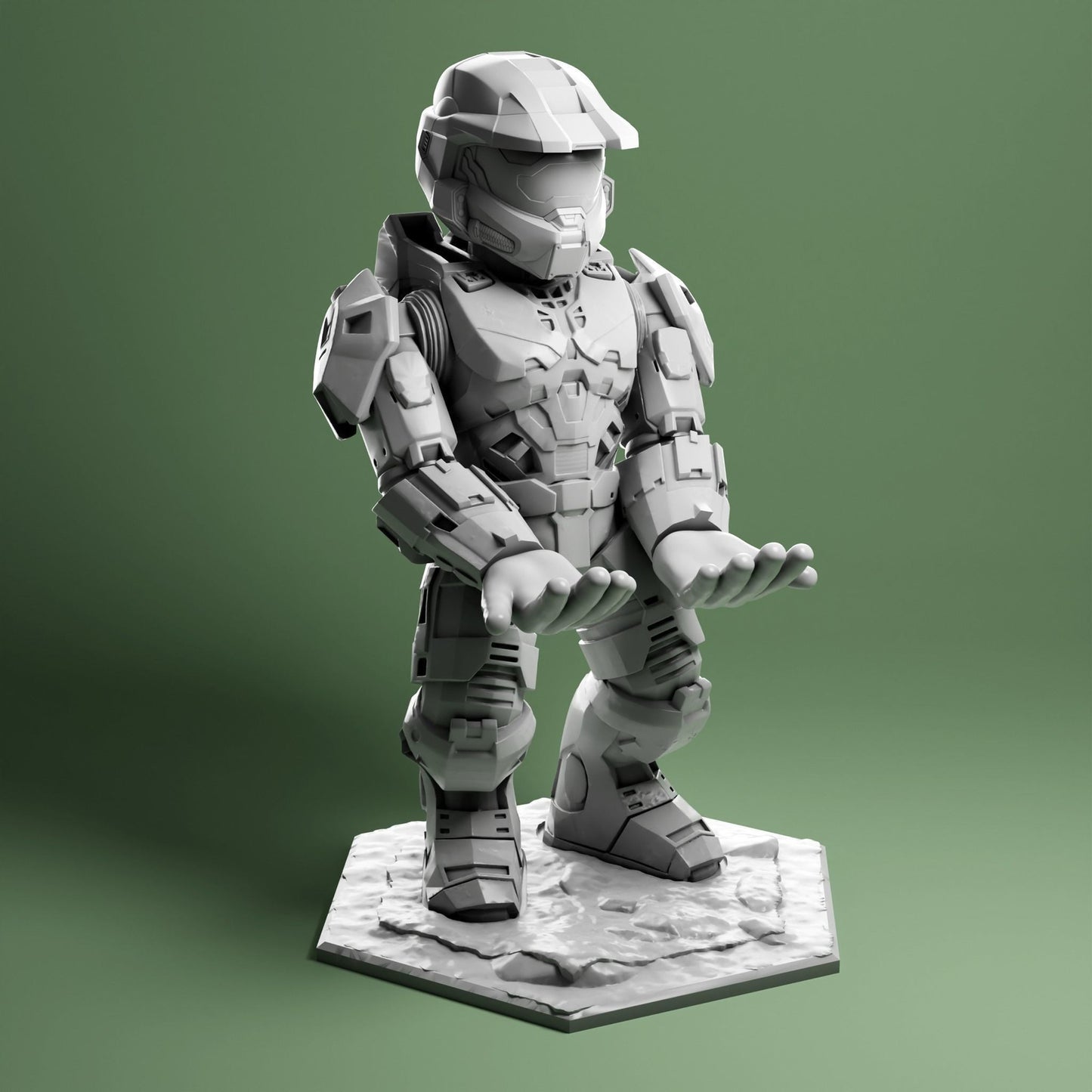 Unpainted Master Chief Holder