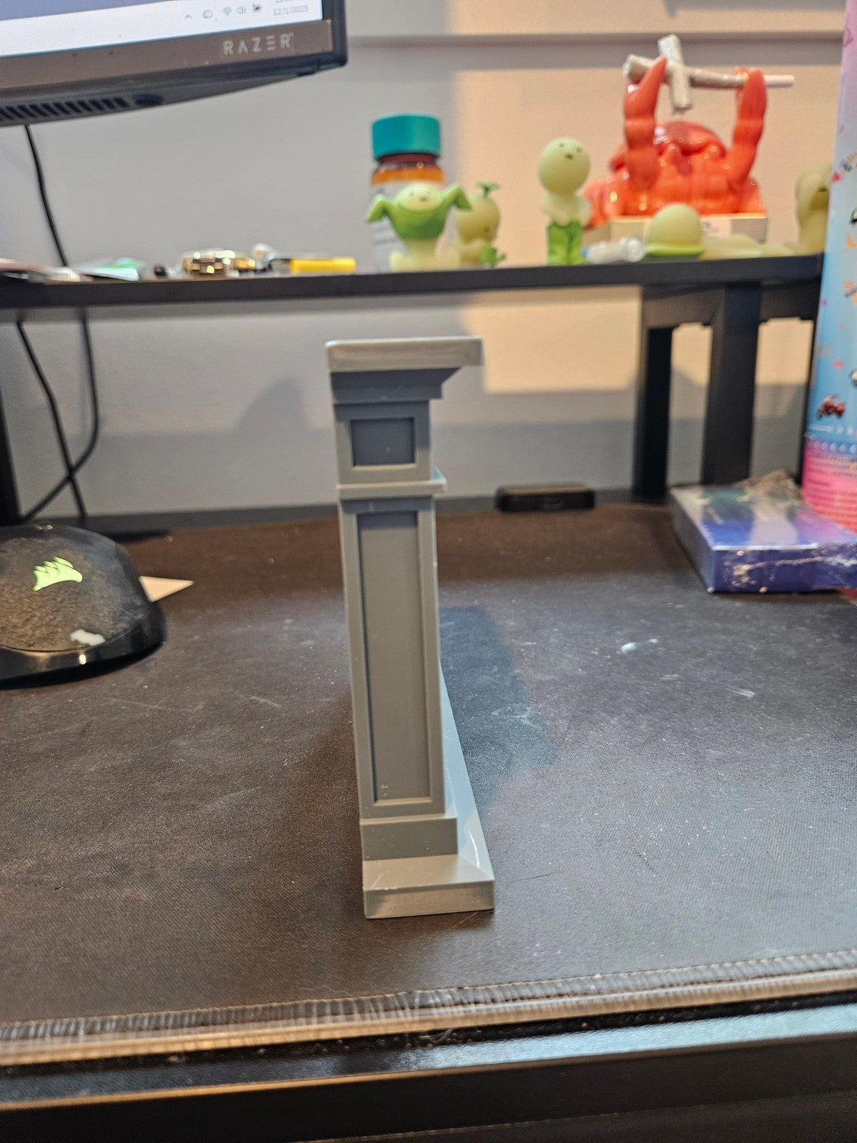 Unpainted dollhouse fireplace 1:12