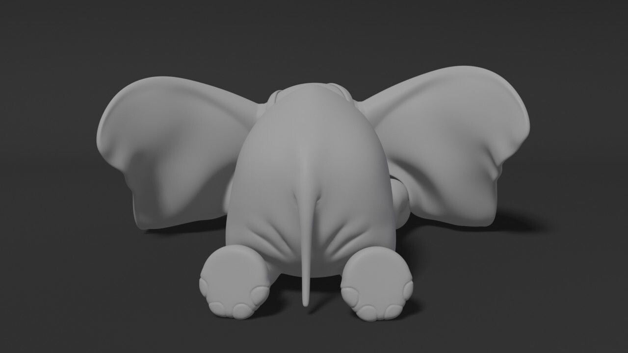 Unpainted Baby Dumbo