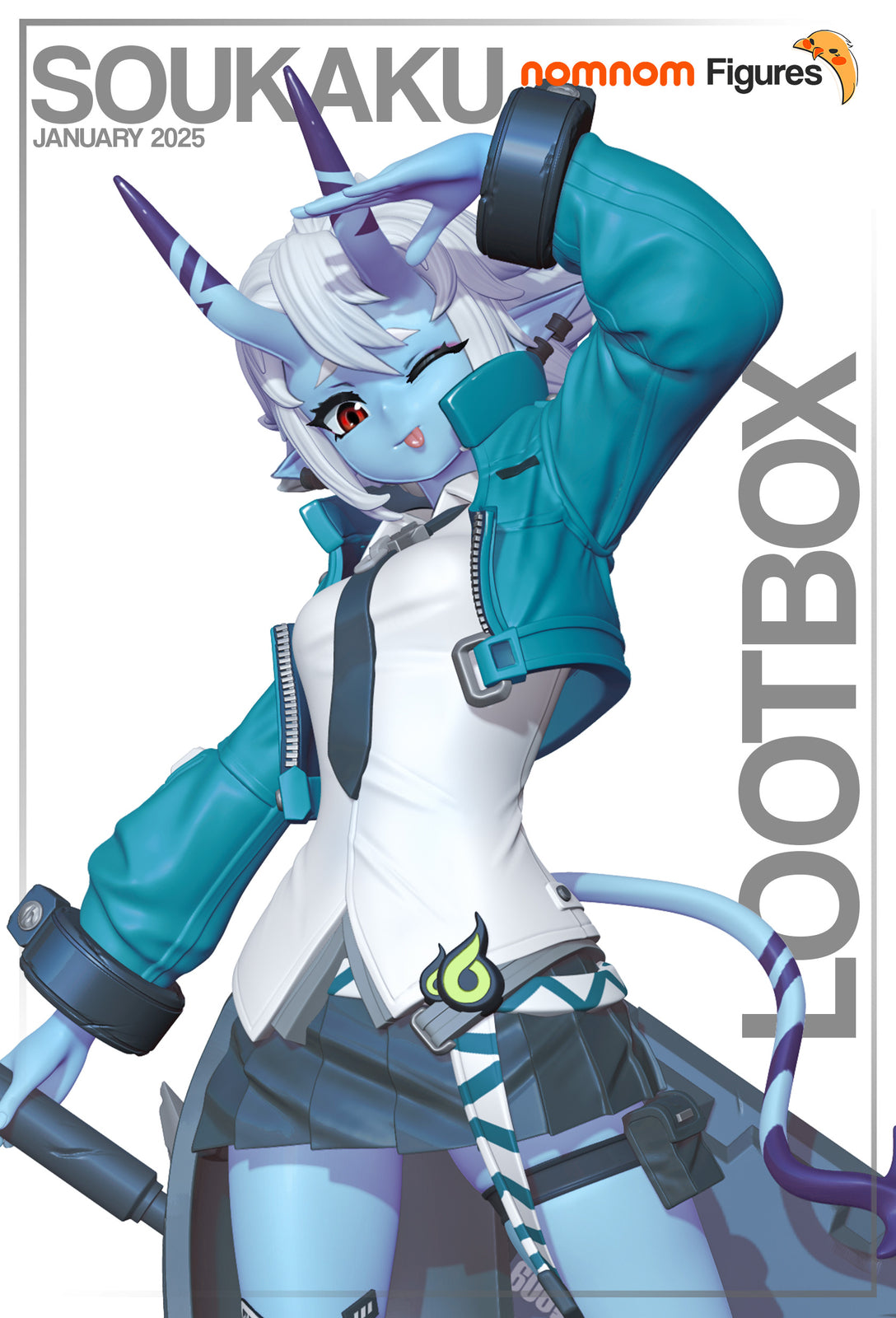 Unpainted SouKaku Zenless Zone Zero nom nom