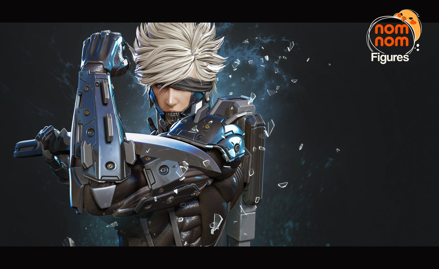 Unpainted Nom Nom Raiden Metal Gear