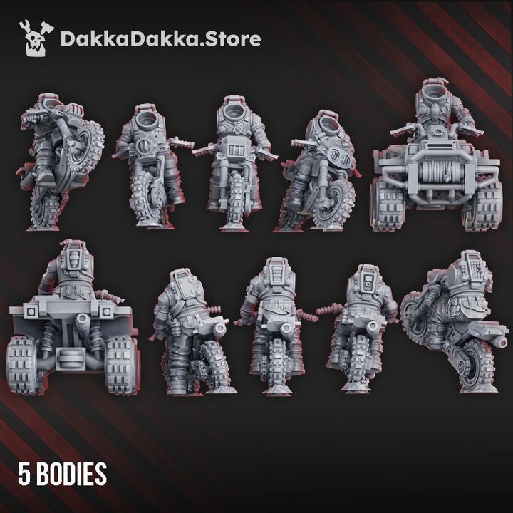 Unpainted Harvesters Angels MC Build Kit