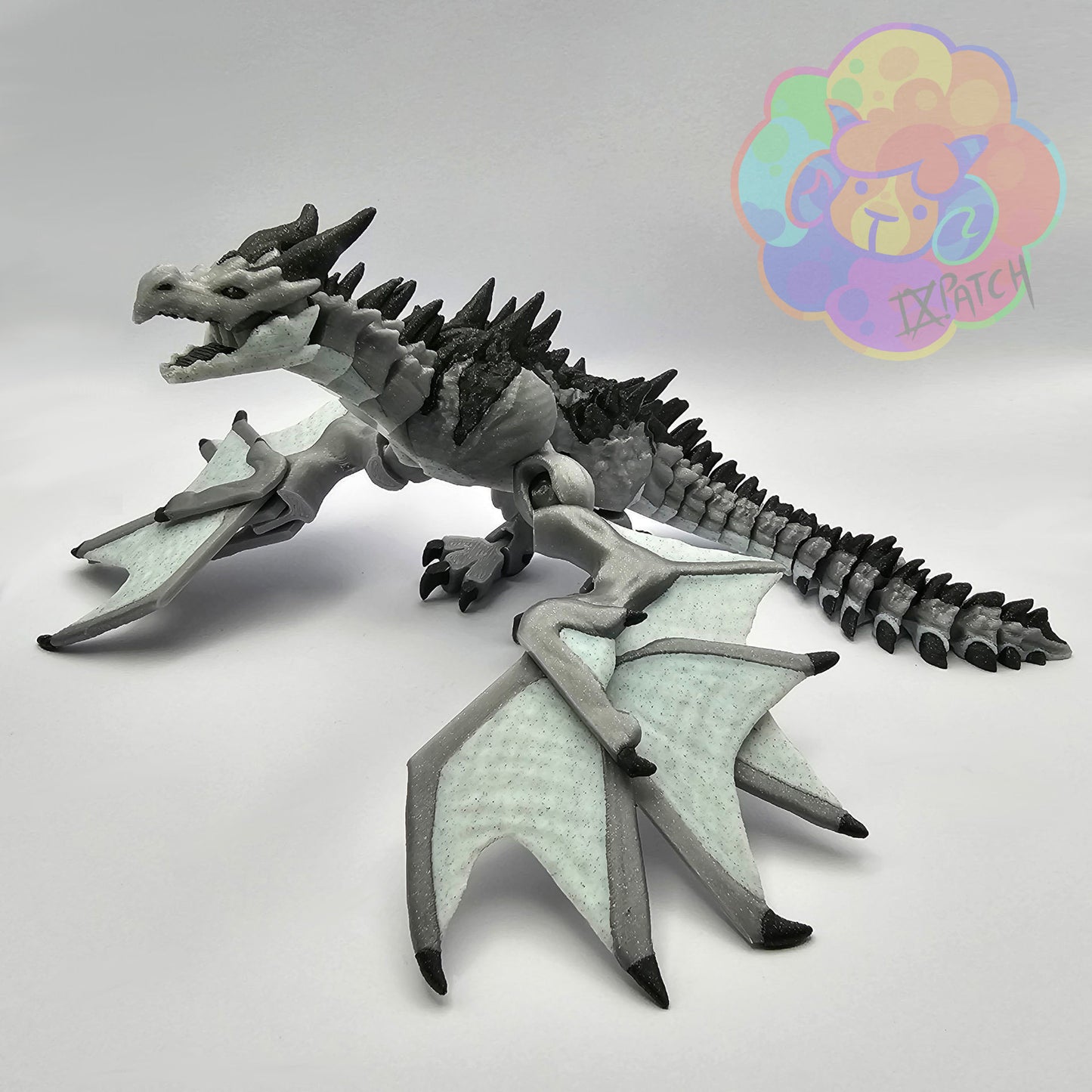 Unpainted Wyvern - Flexi Articulated Dragon