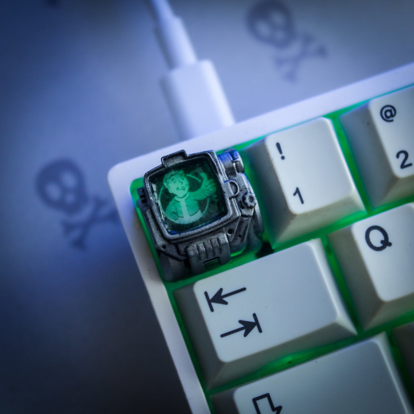 Unpainted Fallout Key Cap