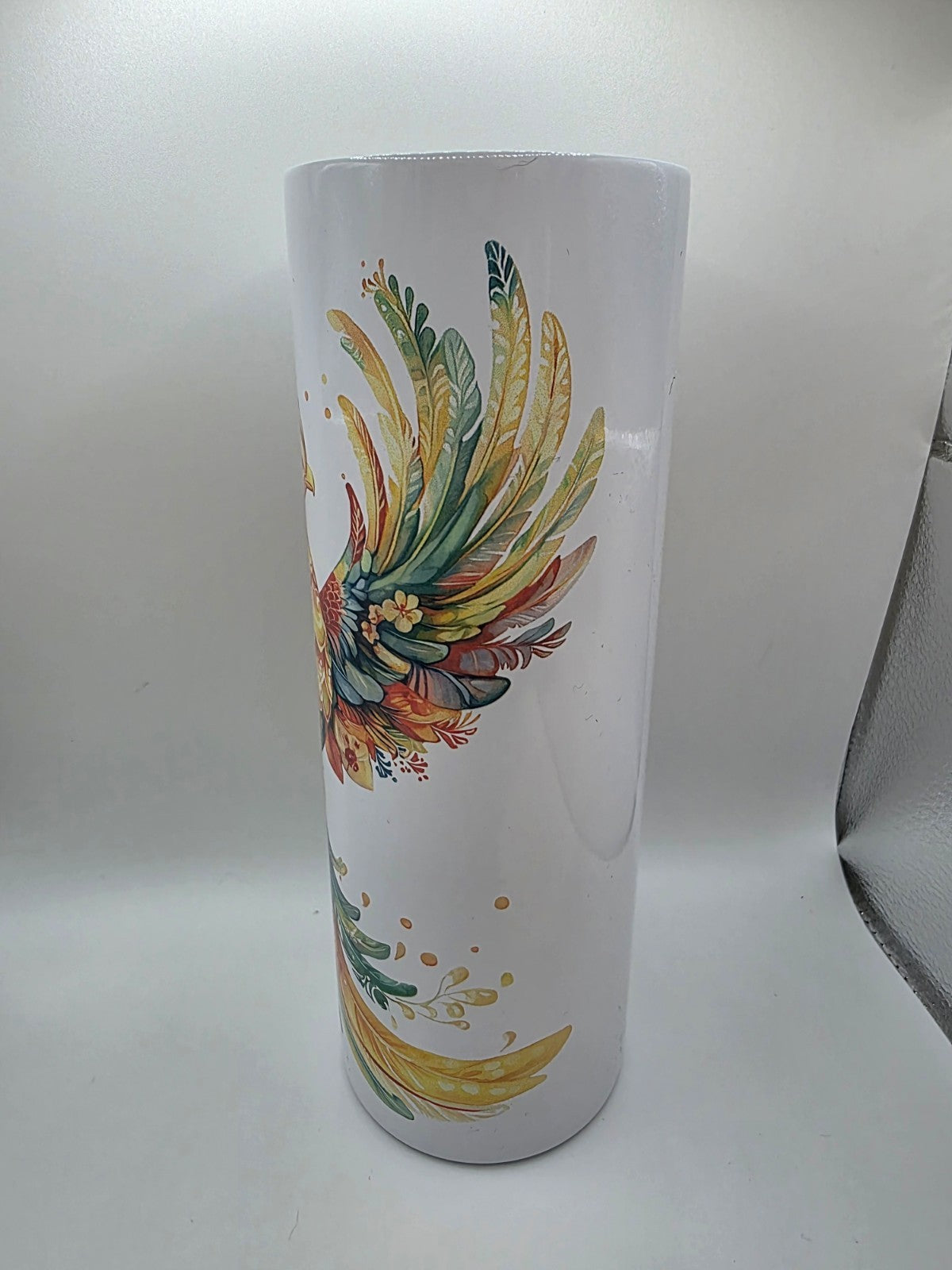 20 Ounce Metal Tumbler with lid and straw and box Pheonix