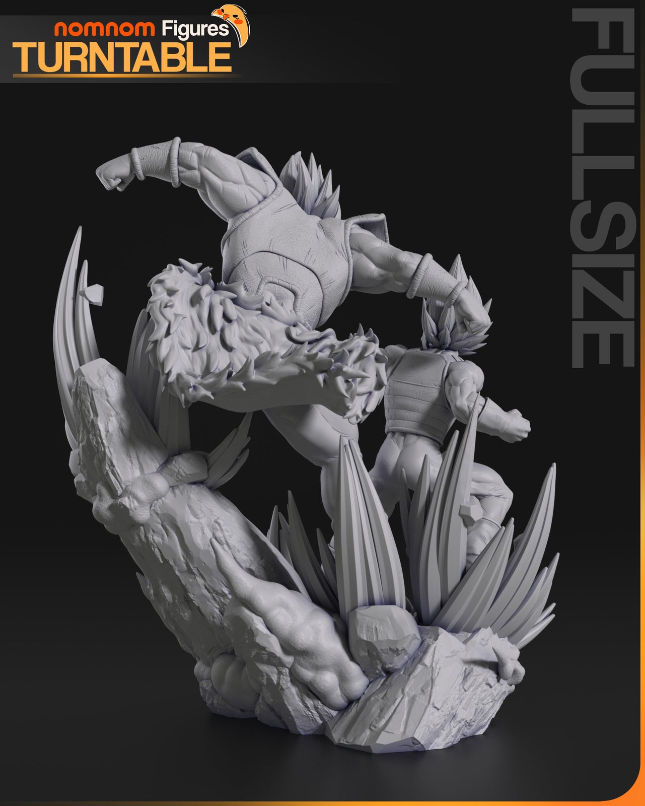 Unpainted Nom Nom Vegeta vs Brody