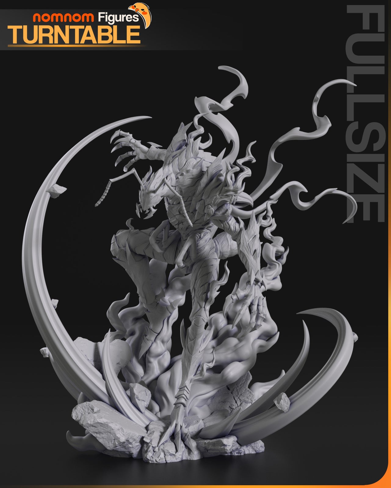 Unpainted Nom Nom Shadow Beru Solo Leveling