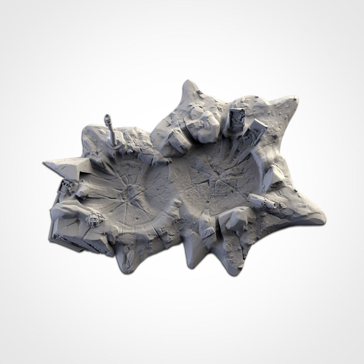 Unpainted CRATERS starfish
