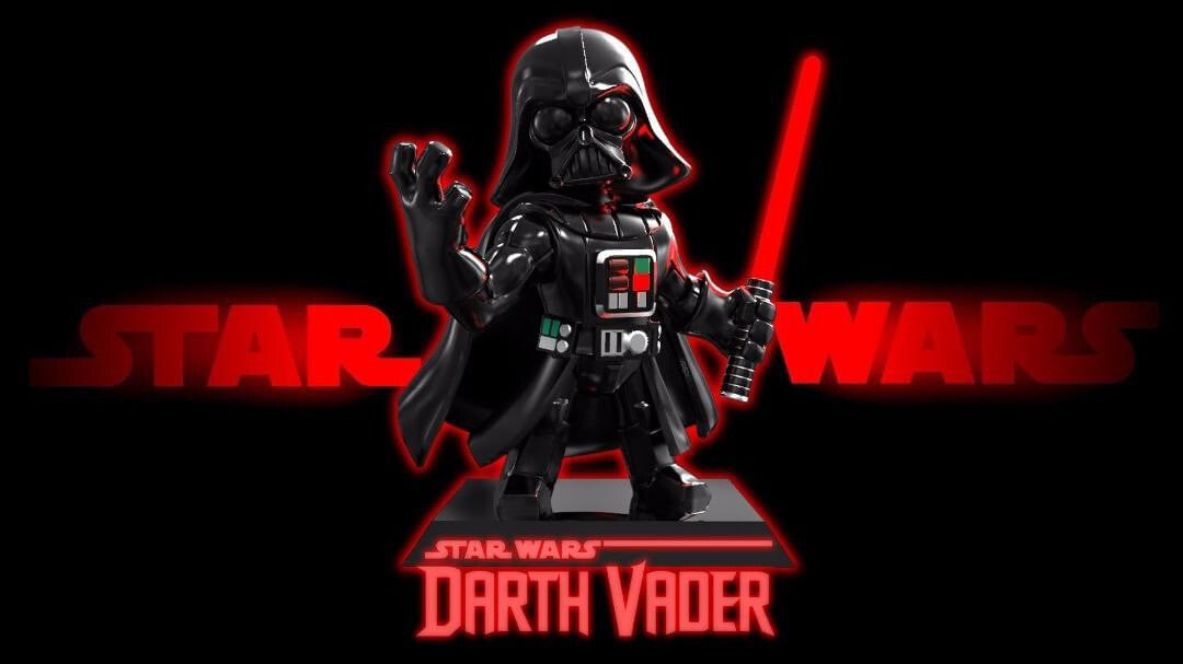 Unpainted Darth Vader and Anakin