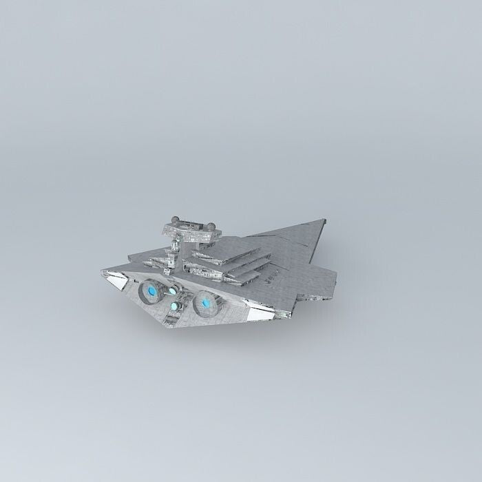 Unpainted Harrow class star destroyer