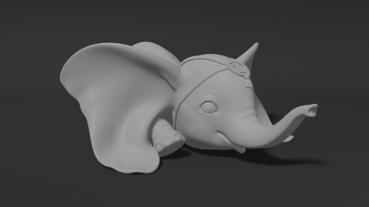 Unpainted Baby Dumbo