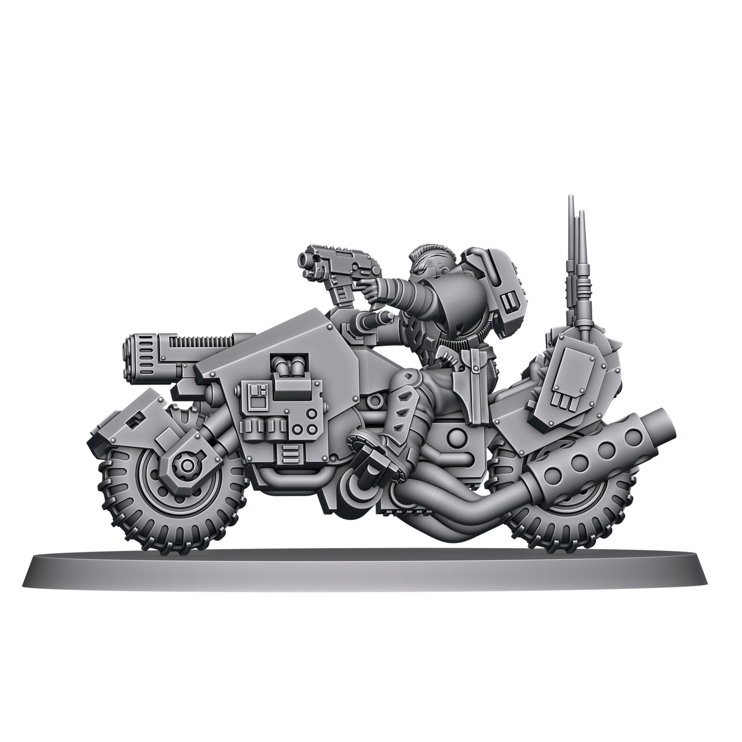 Unpainted Thunder Recon Biker