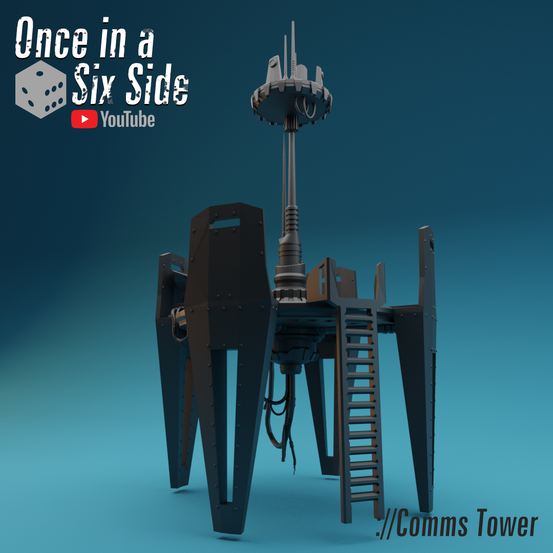 Unpainted Comms Tower