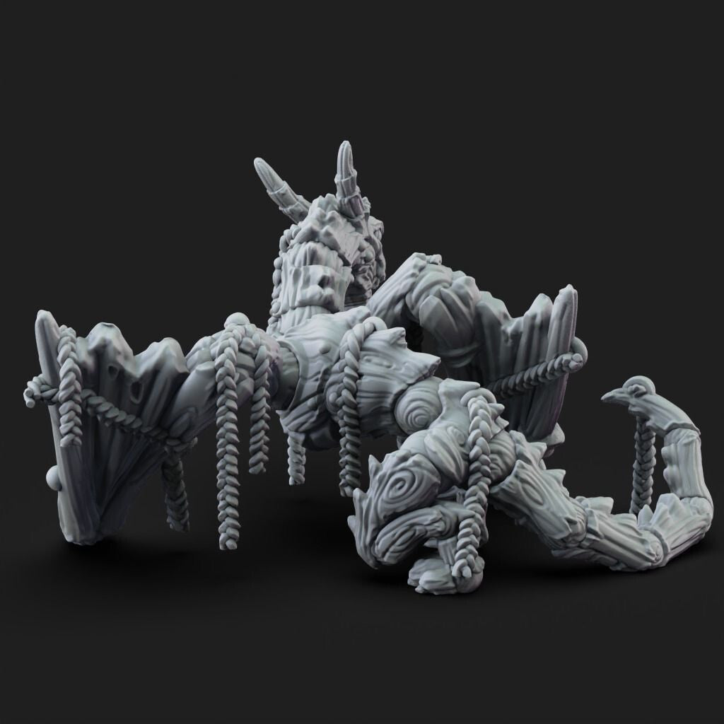 Unpainted Dragon Puppet