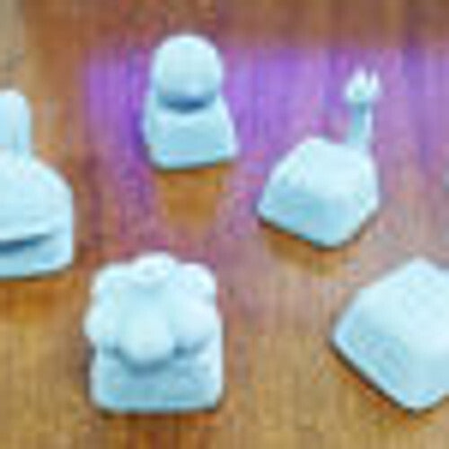 Unpainted 6 Keycaps for mechanical Keyboard - POKEMON Edition
