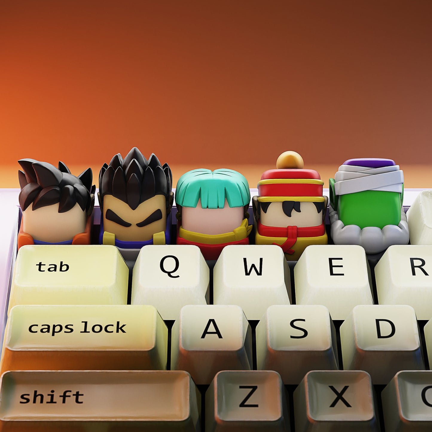 Unpainted Dbz Key caps Vol I - Dragon ball -