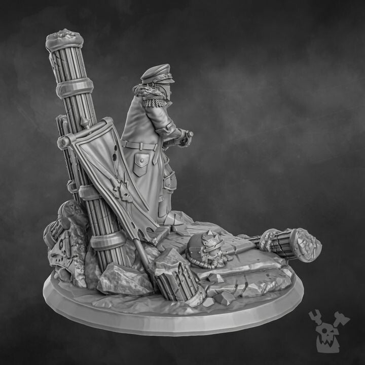 Unpainted Highly Detailed Lord Laberius Solis 3D Print Model