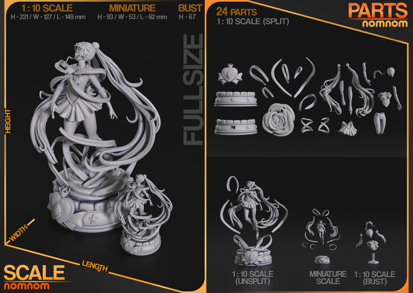 Unpainted Sailor Moon
