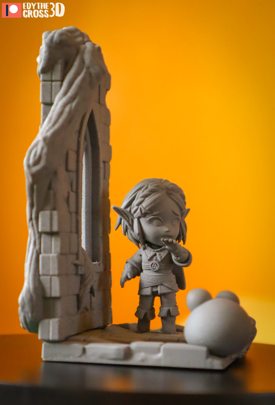 Unpainted Nom Nom Zelda