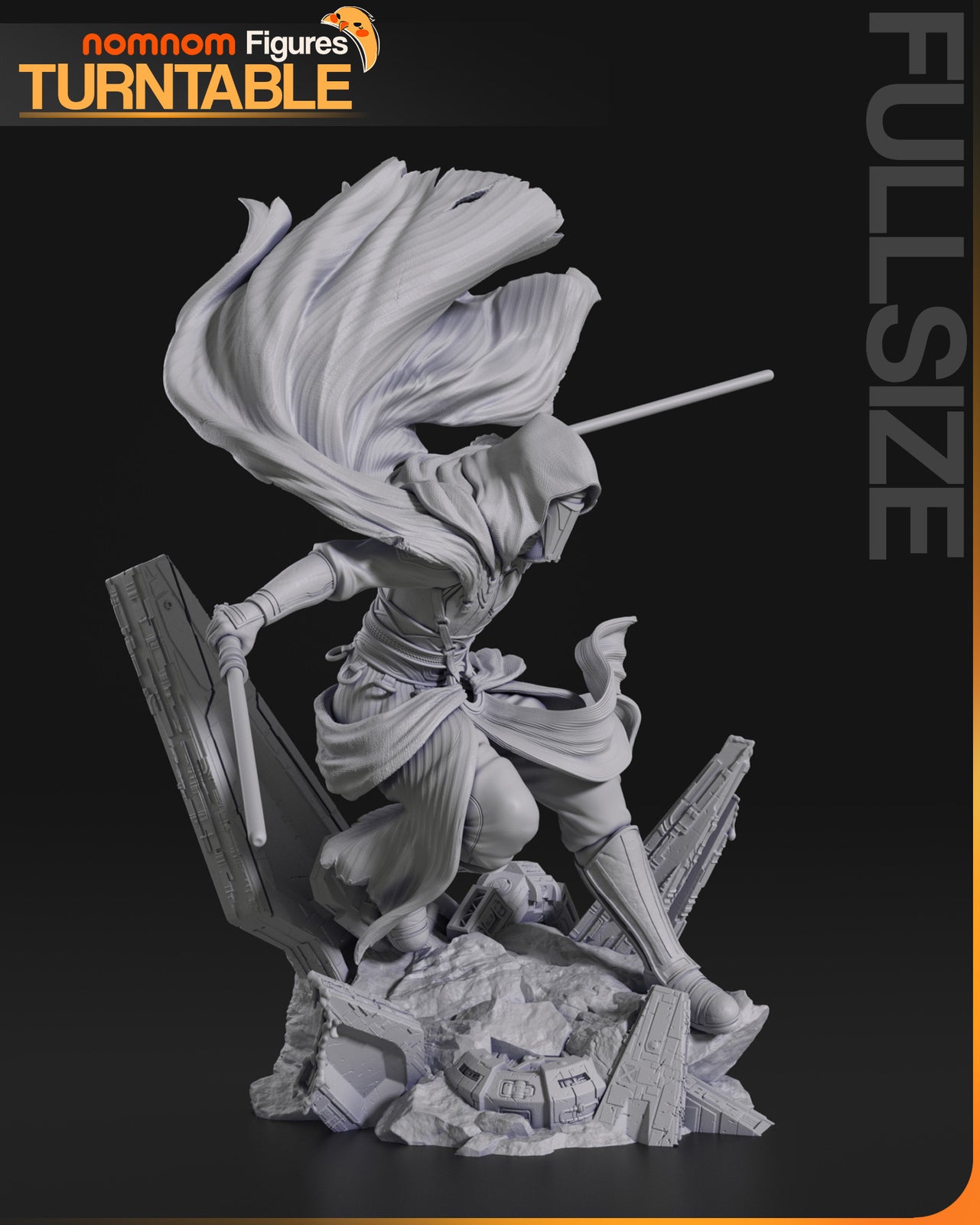 Unpainted Nom Nom Darth Revan Knights of the Old Republic